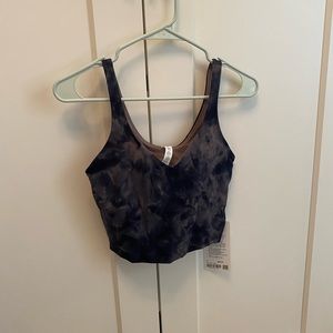 Lululemon black marble align tank